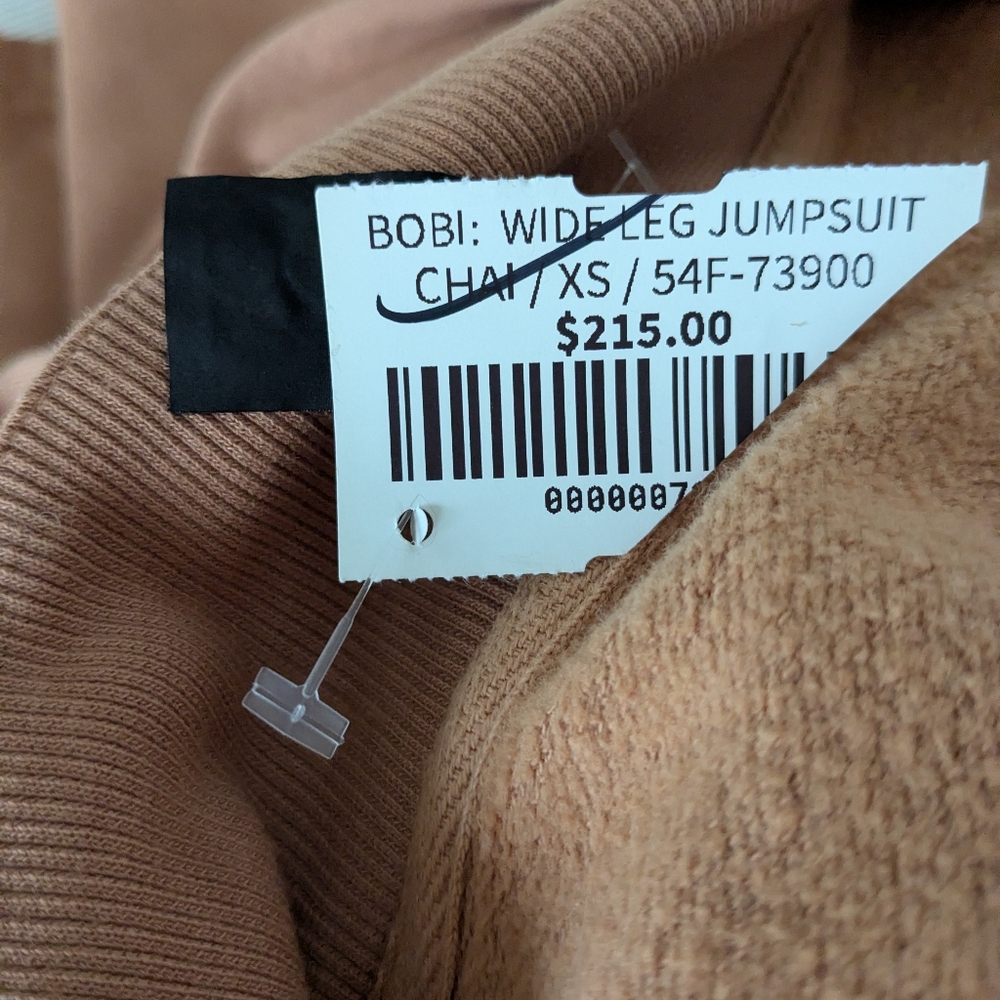 Bobi Los Angeles Zip Front Jumpsuit sz XS - Picture 7 of 8